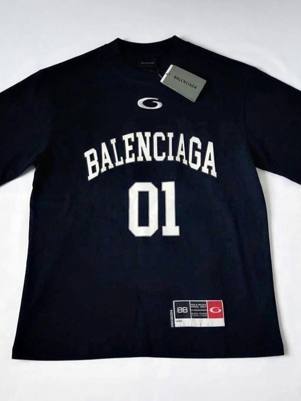 Balenciaga Basketball Series - Oversized T-shirt in Black